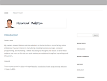 Tablet Screenshot of howardralston.com